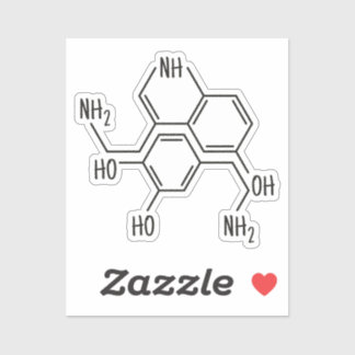 Niedliches Serotonin Aufkleber