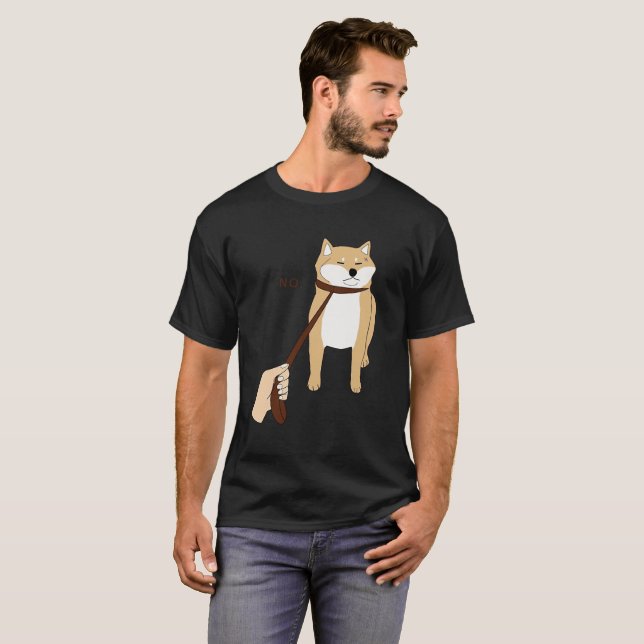 Niedliches Shiba Inu Shirt Nope (Vorne ganz)