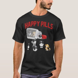 Niedliches Shih Tzu Happy Pills Welpenhalter-Produ T-Shirt