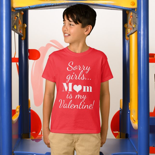 Niedliches Shirt zum Valentinstag von Boys (boys valentine shirt)