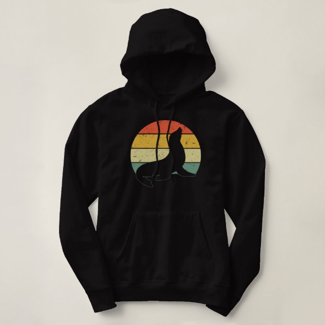 Niedliches Siegel für Männer Frauen Kinder Seelach Hoodie (Design vorne)
