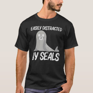 Niedliches Siegel für Männer - Seelöwe T-Shirt