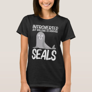 Niedliches Siegel für Männer - Seelöwe T-Shirt
