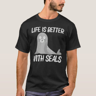 Niedliches Siegel für Männer - Seelöwe T-Shirt