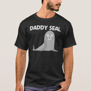 Niedliches Siegel für Männer Vater Boys Sea Lion Z T-Shirt