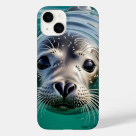 Niedliches Siegel mit Kopf aus dem Wasser Case-Mate iPhone 14 Hülle