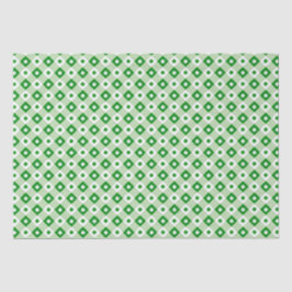 Niedliches Simple St Patrick's Lucky Clover Green  Seidenpapier