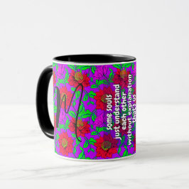 Niedliches Sisterangebot und florale Monogramm | S Tasse
