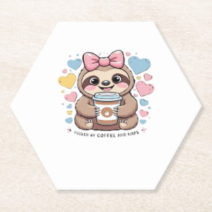 Niedliches Sloth Coffee Lover Shirt � von Co gespe Untersetzer