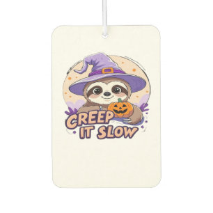 Niedliches Sloth Halloween Shirt � Funny Creep It Autolufterfrischer