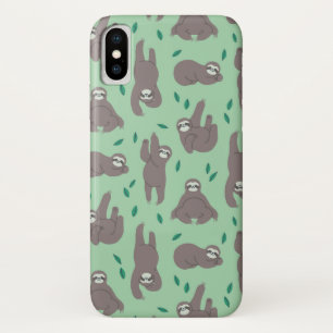 Niedliches Sloth-Muster Case-Mate iPhone Hülle