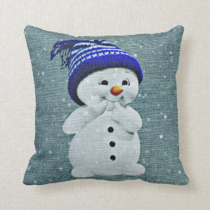 "Niedliches Snowman-Kissen "tadelloses Kissen