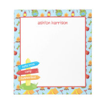 Niedliches Sommercampingmuster