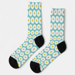 Niedliches Sommerzeitmuster auf Blue Socken