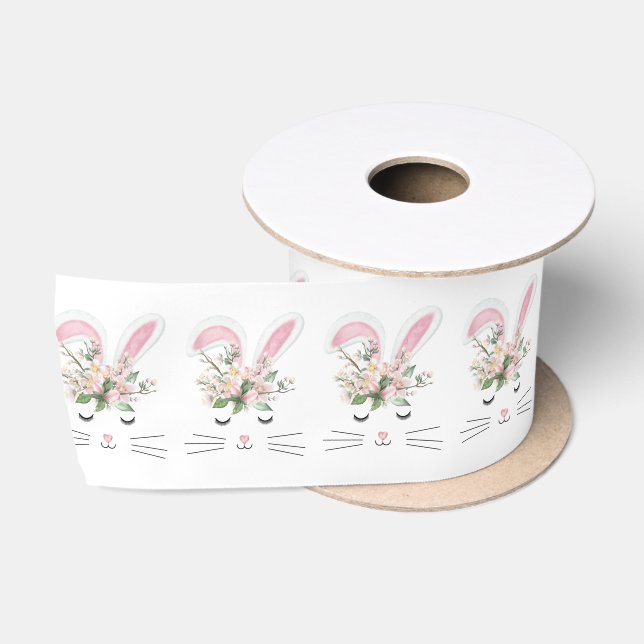 Niedliches Sonnenbad mit Blume Satinband (Spule)