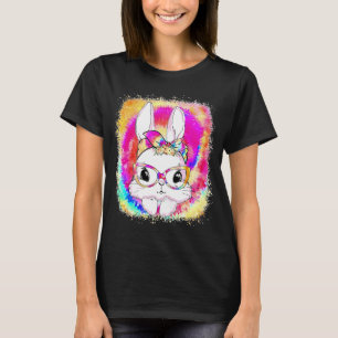 Niedliches Sonnenlicht Gefärbte Krawatte Brille Os T-Shirt