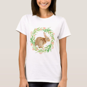 Niedliches Sonnenlicht im Blumenkranz T-Shirt