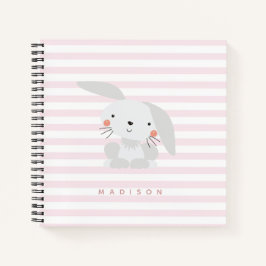 Niedliches Sonnenlicht - Personalisiert rosa Stric Notizbuch