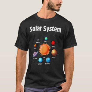 Niedliches Sonnensystem für Kinder T-Shirt