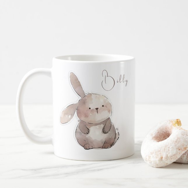 Niedliches sonniges 2, personalisiert kaffeetasse (Mit Donut)