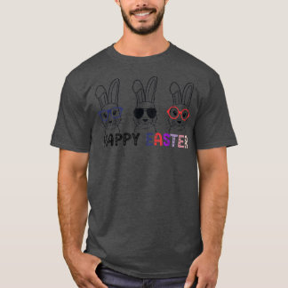 Niedliches sonniges Gesicht 3 Bunnies Kühlgefühl H T-Shirt
