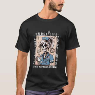 Niedliches, sonniges Skelett Krankenleben Einige T T-Shirt