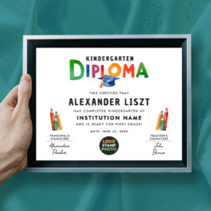 Niedliches, spielerisches und farbenfrohes Kid Gra Poster