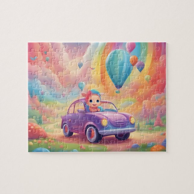 Niedliches Spielzeugauto (Horizontal)