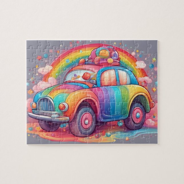 Niedliches Spielzeugauto (Horizontal)