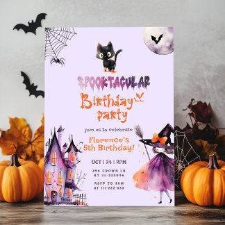 Niedliches Spooktacular-Halloween-Party Einladung
