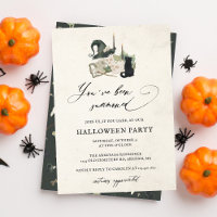 Niedliches Spooky Watercolor Calligraphy Halloween