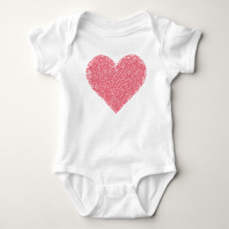 Niedliches Sprinkherz | Baby Sprinkle Strampler