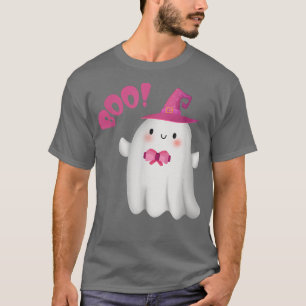 Niedliches Spuk Ghost Halloween Horror Art Hallowe T-Shirt