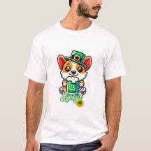 Niedliches St. Patrick's Day Dog T-Shirt