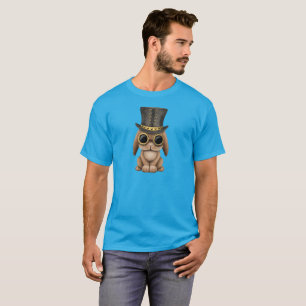 Niedliches Steampunk Baby-Häschen-Kaninchen T-Shirt
