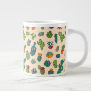 Niedliches Stehendes Muster Jumbo-Tasse