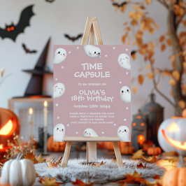Niedliches Sternzeichen zu Halloween Time Kapsel Poster