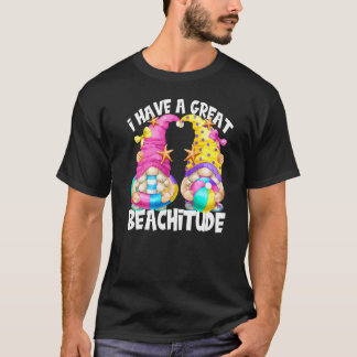 Niedliches Strandangebot mit Sommergrünen für Frau T-Shirt