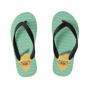 Niedliches Streifenmuster Kinderbadesandalen