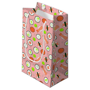 Niedliches Sushi-Muster-Rosa Kleine Geschenktüte