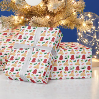 Niedliches Sushi Wrapping Paper Geschenkpapier