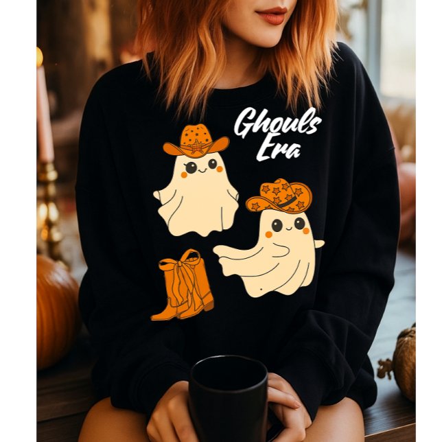 Niedliches Sweatshirt "Ghouls Era" zu Halloween (Von Creator hochgeladen)