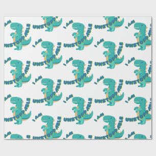Niedliches T-REX mit motivierend Zitat Geschenkpapier