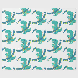 Niedliches T-REX mit motivierend Zitat Geschenkpapier