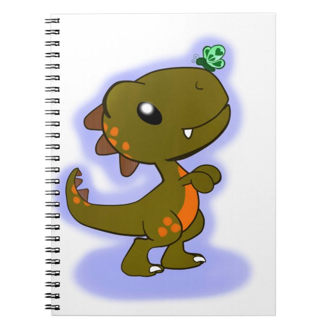Niedliches T-Rex Notizblock (Vorderseite)