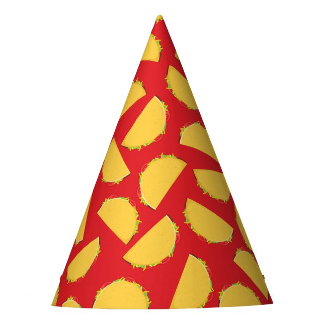 Niedliches Taco Kinder 1. Geburtstag Party Mexikan Partyhütchen (Vorderseite)
