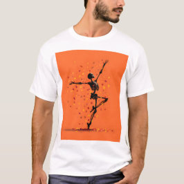 Niedliches Tanzskelett T-Shirt
