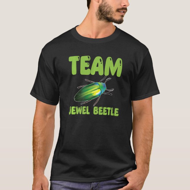Niedliches Team Jewel Käfer Kostüm Buprestidae Bug T-Shirt (Vorderseite)