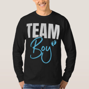 Niedliches Team Junge Geschlecht offenbart Party I T-Shirt