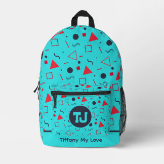 Niedliches Team Sporty School Backpack Bedruckter Rucksack